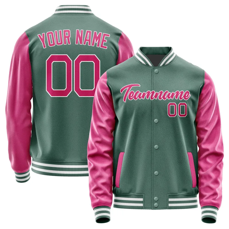Custom Blue Green Pink Jacket sold by Tailorly