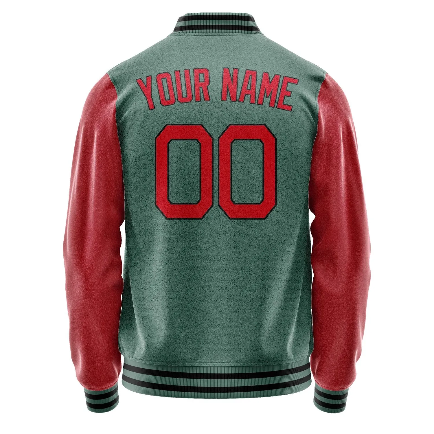 Custom Blue Green Red Jacket sold by Tailorly product image thumbnail 4