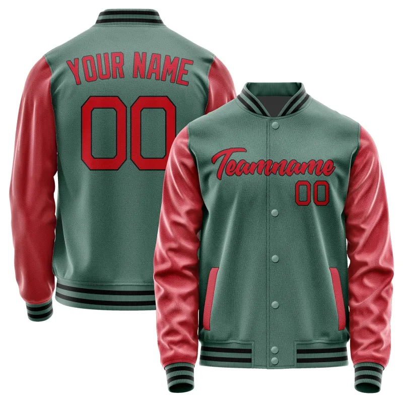 Custom Blue Green Red Jacket sold by Tailorly