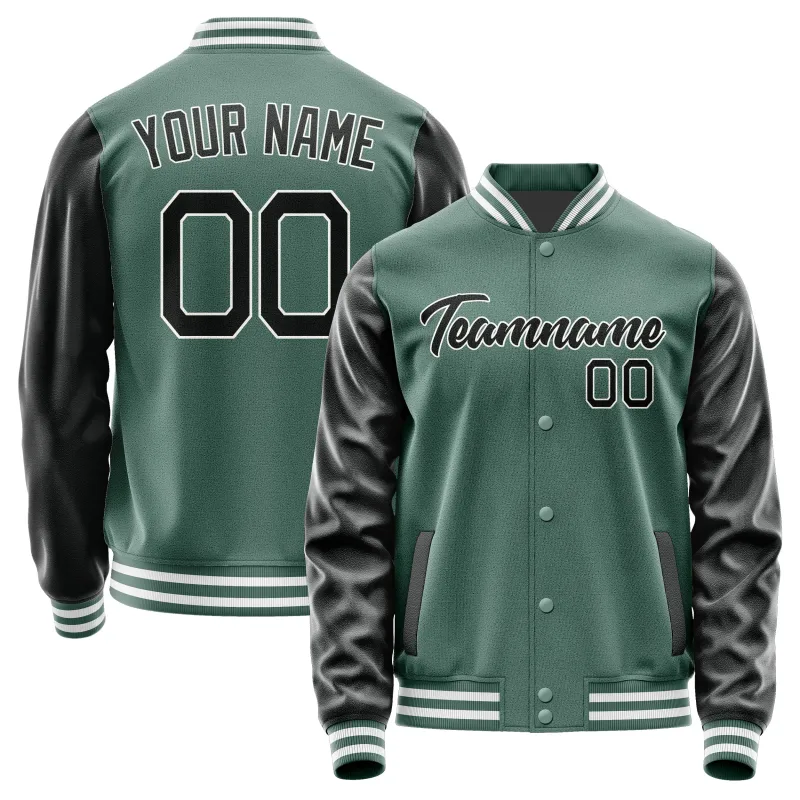 Custom Blue Green Black Jacket sold by Tailorly