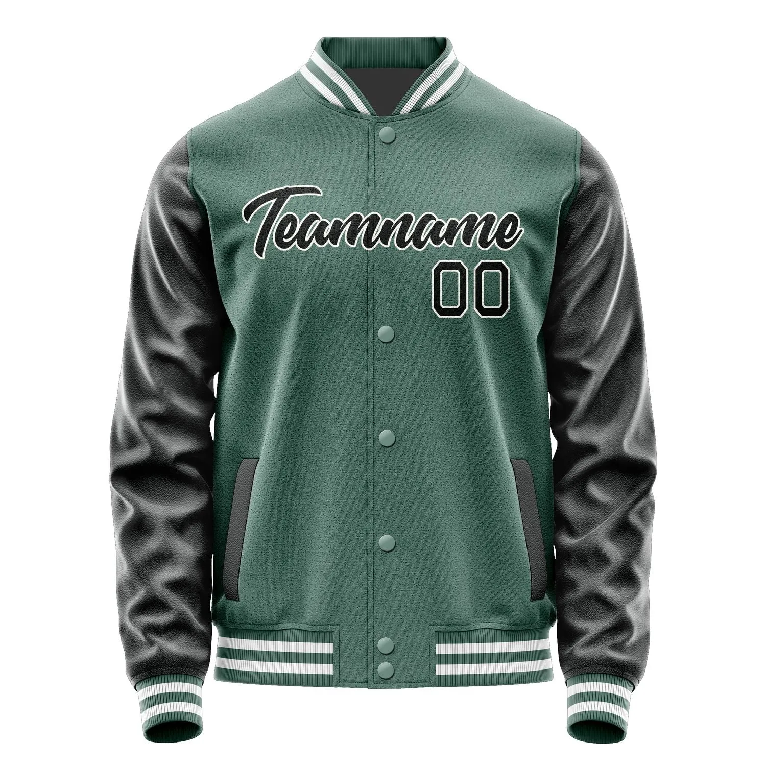 Custom Blue Green Black Jacket sold by Tailorly product image thumbnail 2