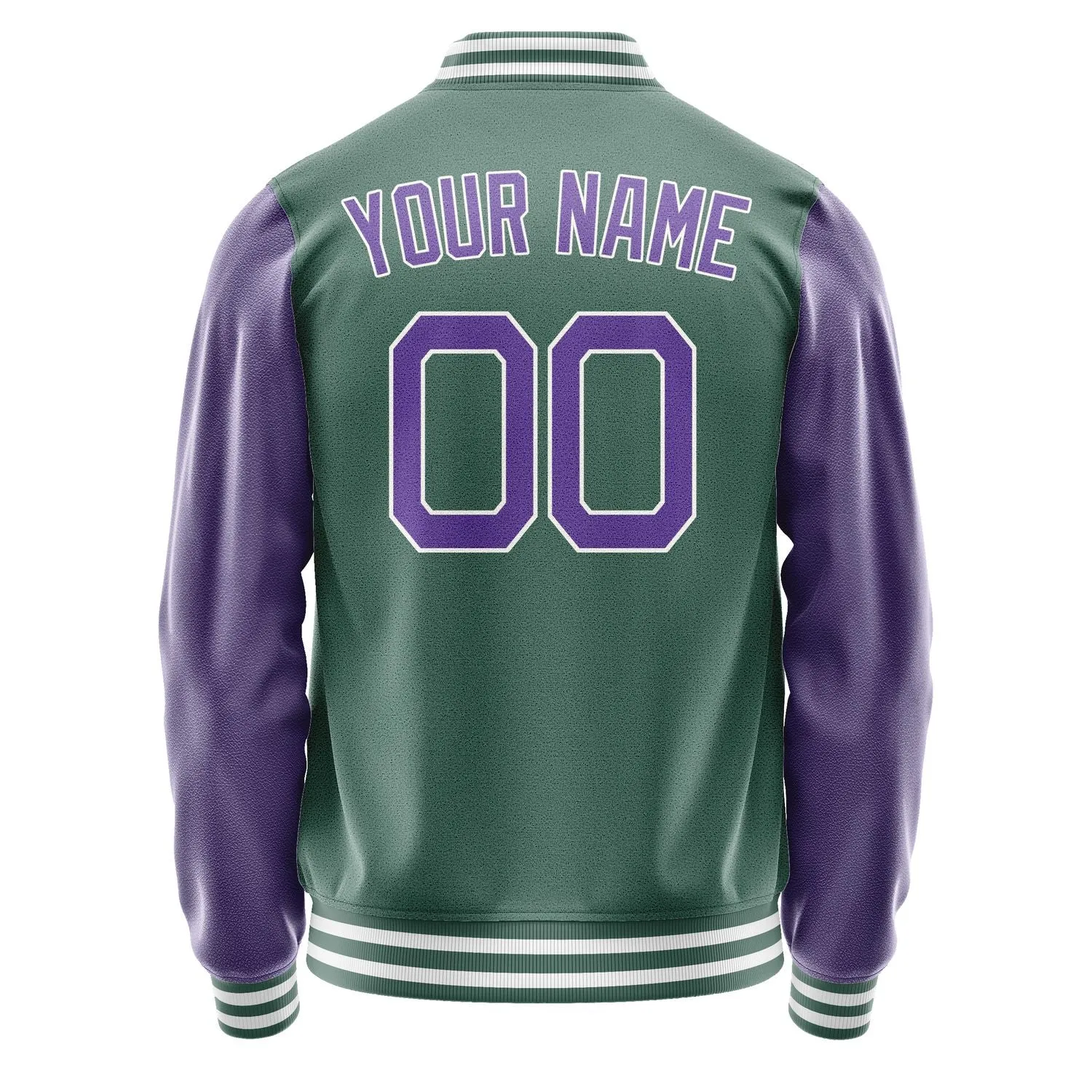 Custom Blue Green Light Purple Jacket sold by Tailorly product image thumbnail 4