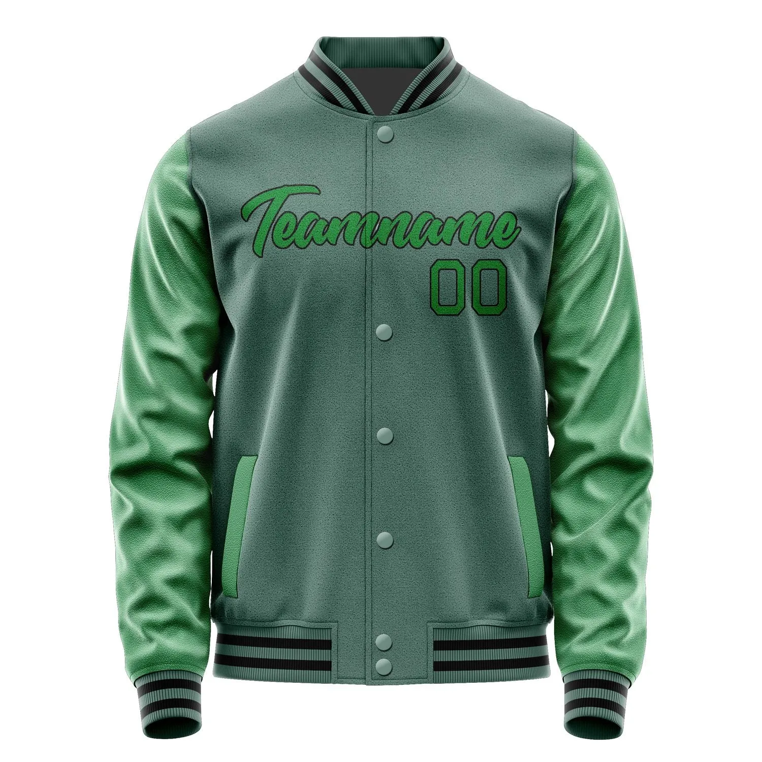Custom Blue Green Emerald Green Jacket sold by Tailorly product image thumbnail 2