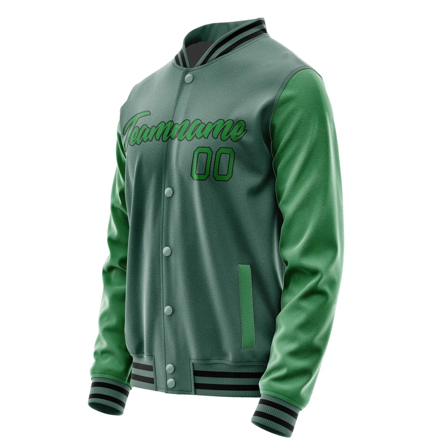 Custom Blue Green Emerald Green Jacket sold by Tailorly product image thumbnail 3