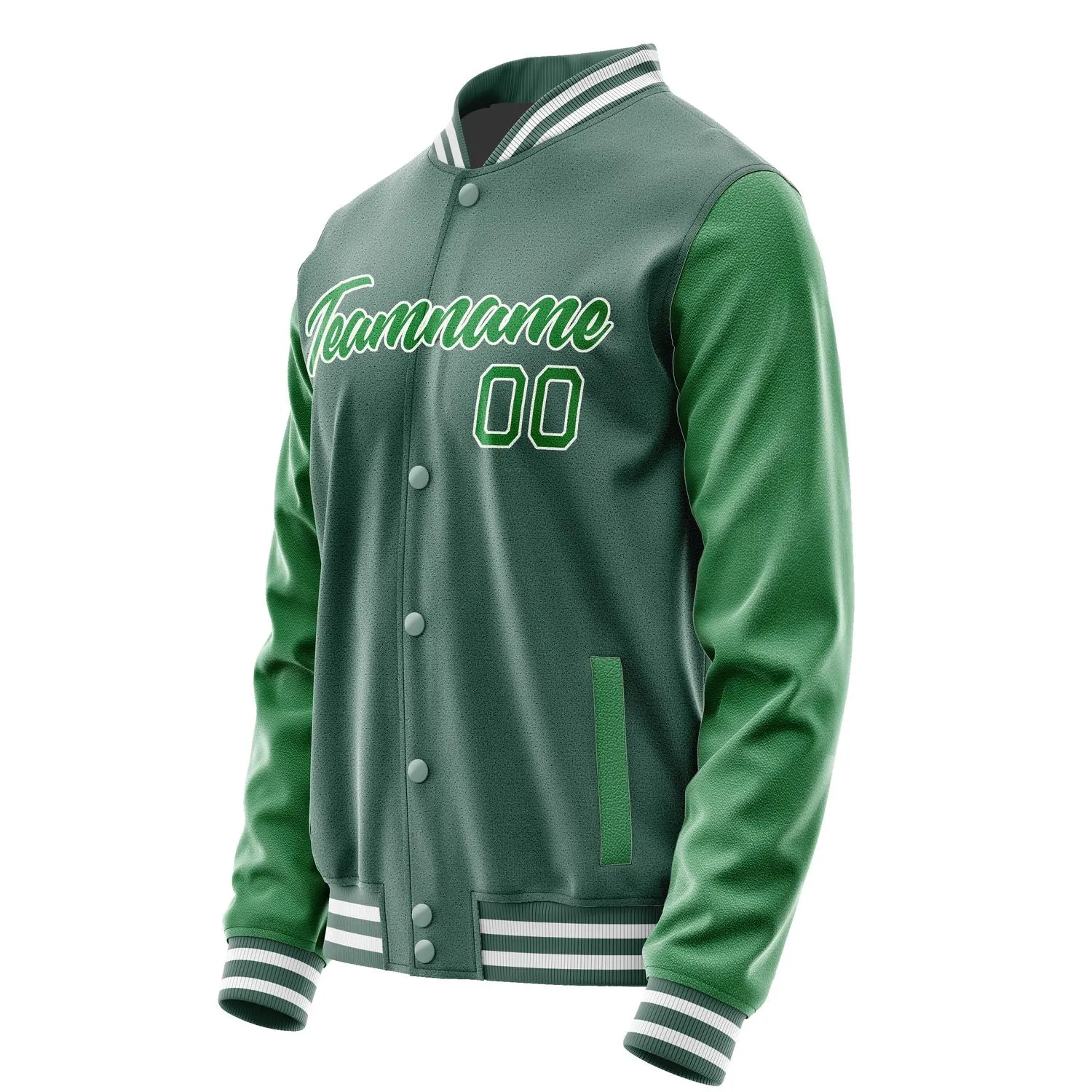 Custom Blue Green Emerald Green Jacket sold by Tailorly product image thumbnail 3