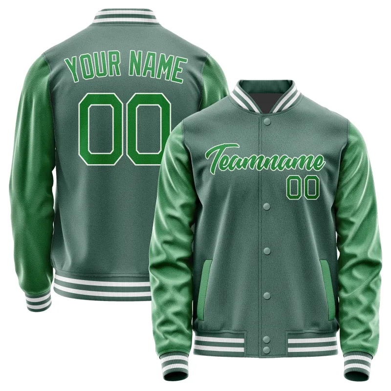 Custom Blue Green Emerald Green Jacket sold by Tailorly