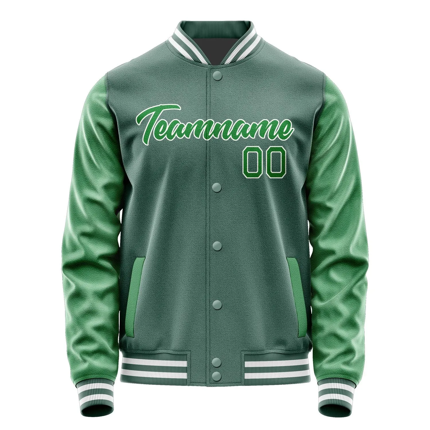 Custom Blue Green Emerald Green Jacket sold by Tailorly product image thumbnail 2