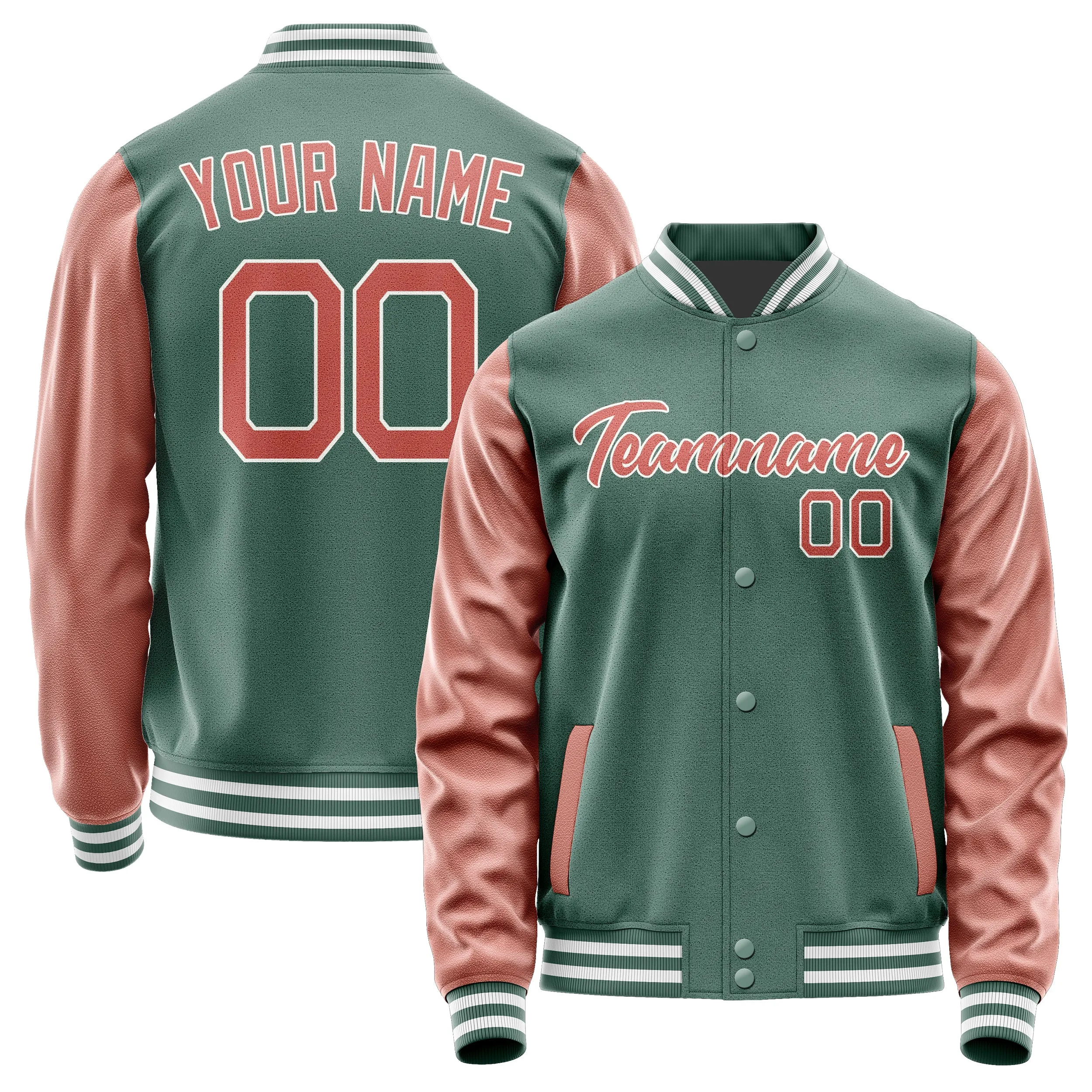 Custom Blue Green Copper Rose Jacket sold by Tailorly