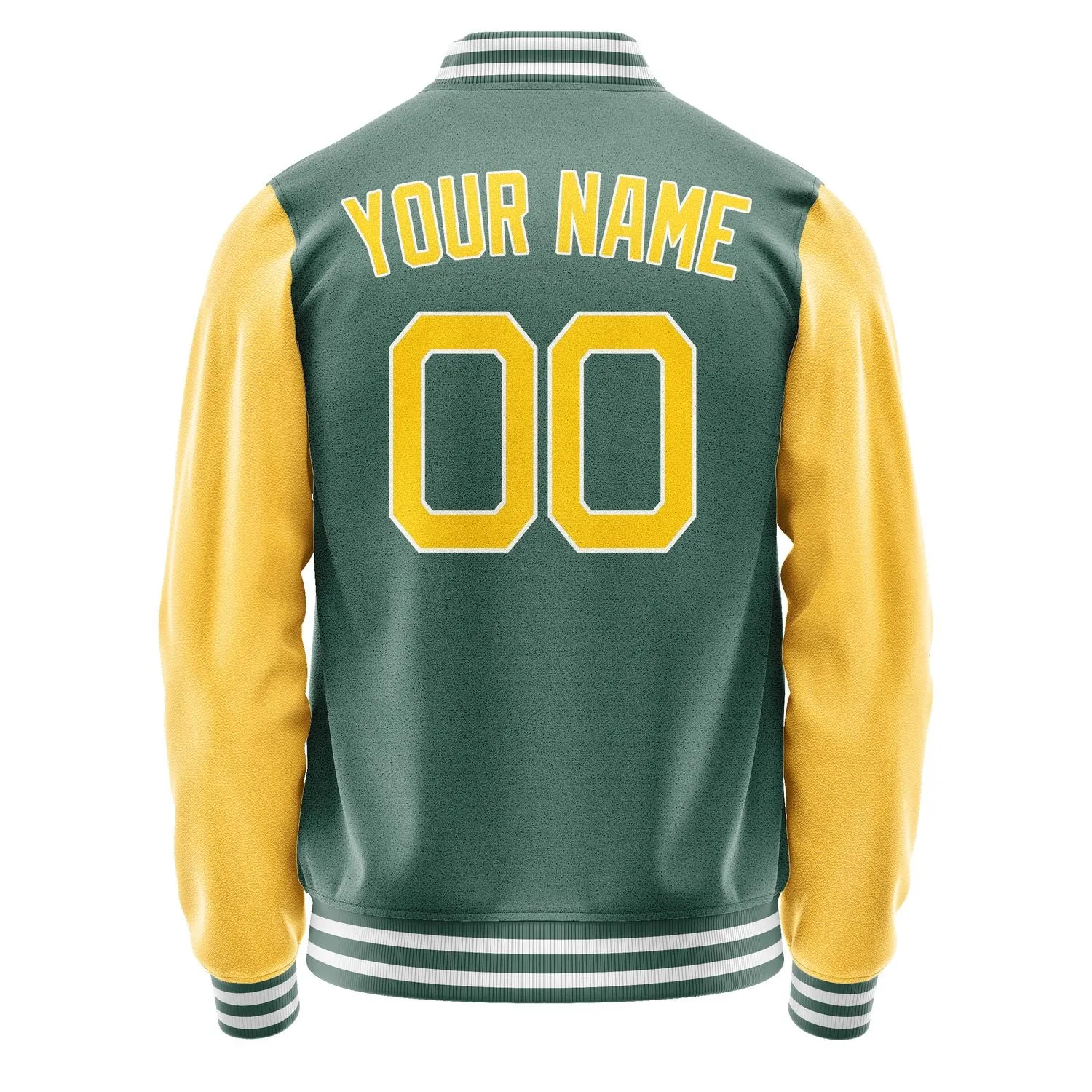 Custom Blue Green Gold Jacket sold by Tailorly product image thumbnail 4