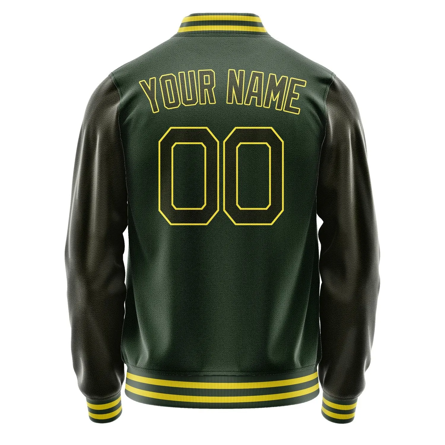 Custom Dark Green Olive Jacket sold by Tailorly product image thumbnail 4