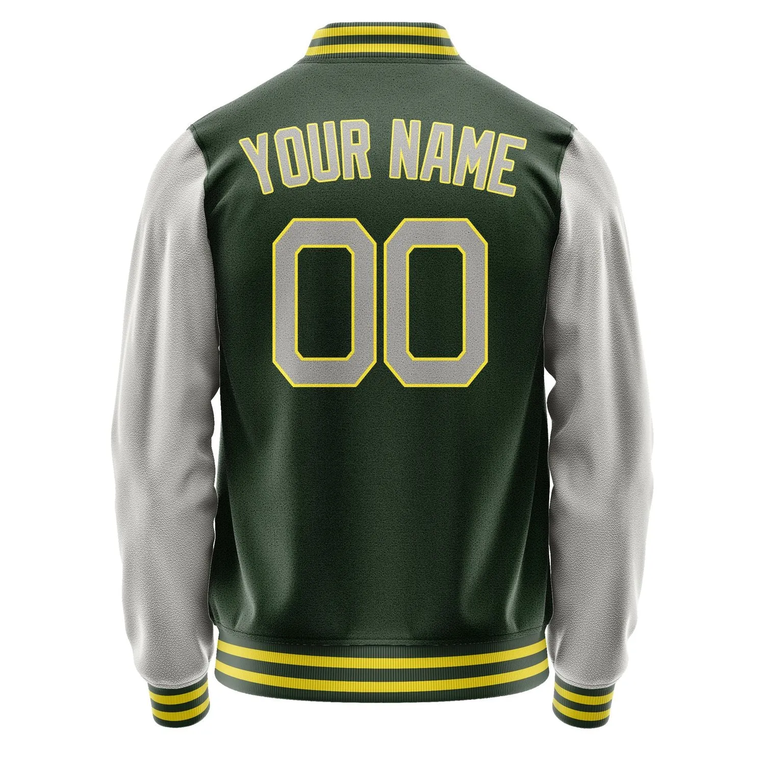 Custom Dark Green Gray Jacket sold by Tailorly product image thumbnail 4
