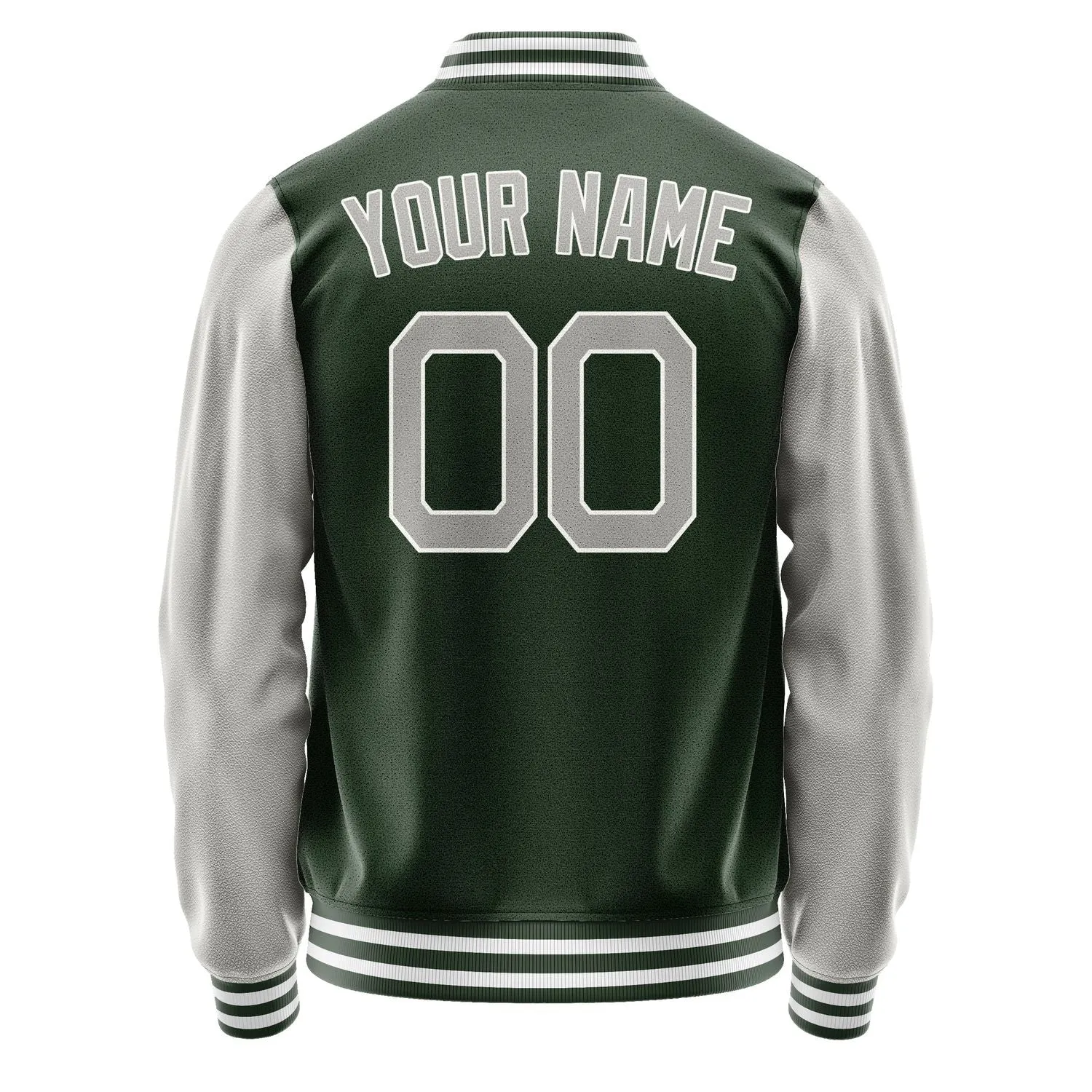 Custom Dark Green Gray Jacket sold by Tailorly product image thumbnail 4