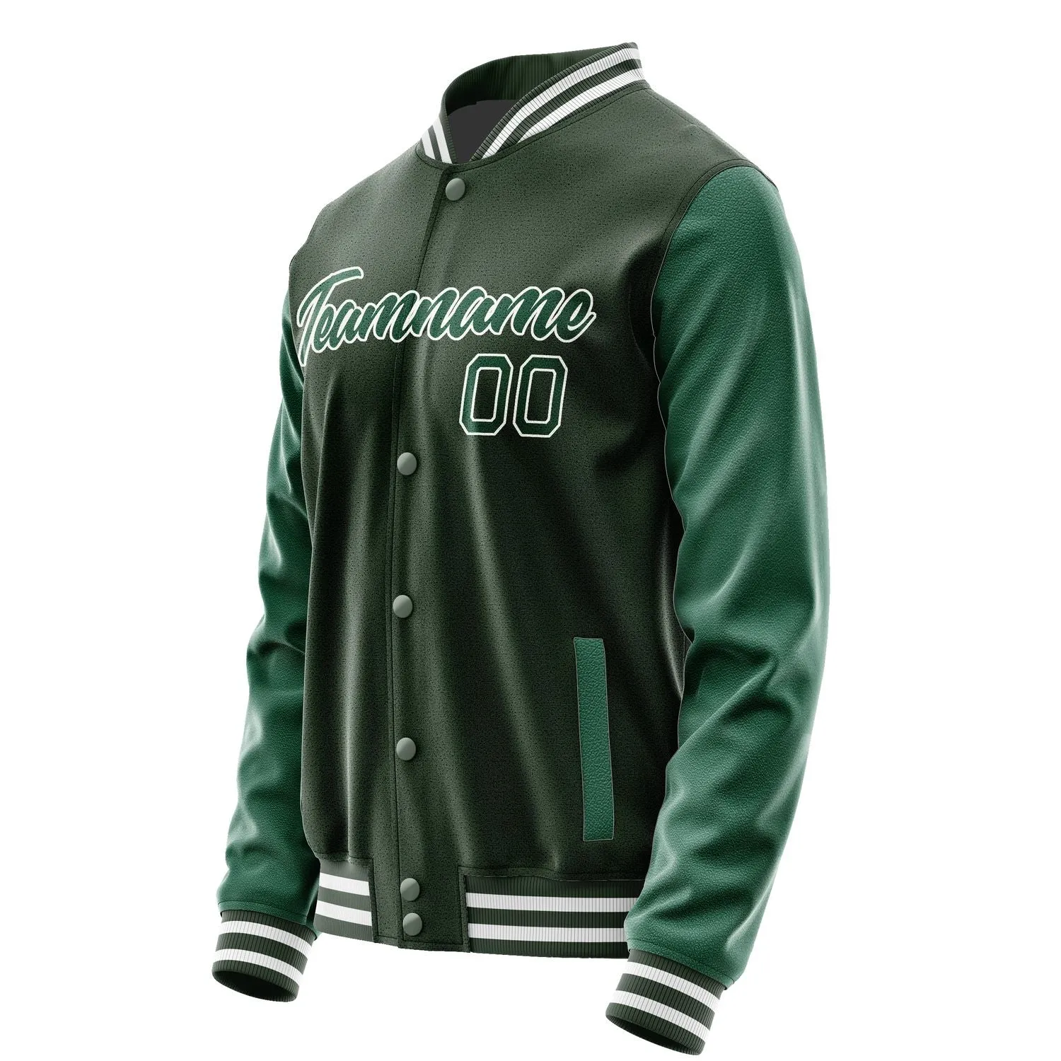 Custom Dark Green Green Jacket sold by Tailorly product image thumbnail 3