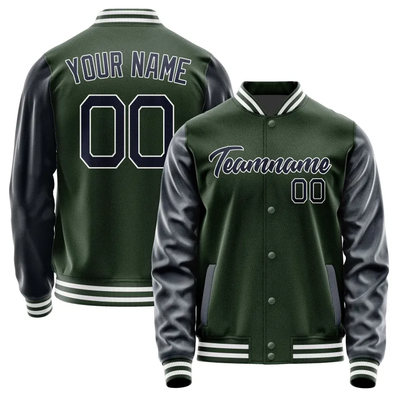 Custom Dark Green Navy Jacket sold by Tailorly