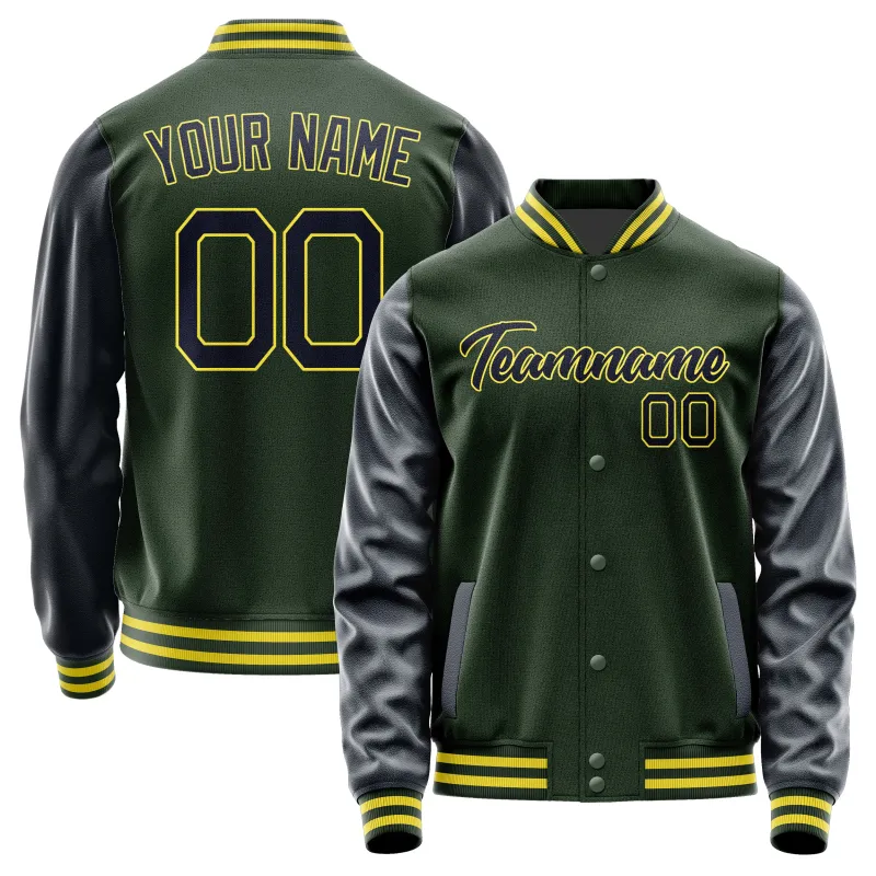 Custom Dark Green Navy Jacket sold by Tailorly