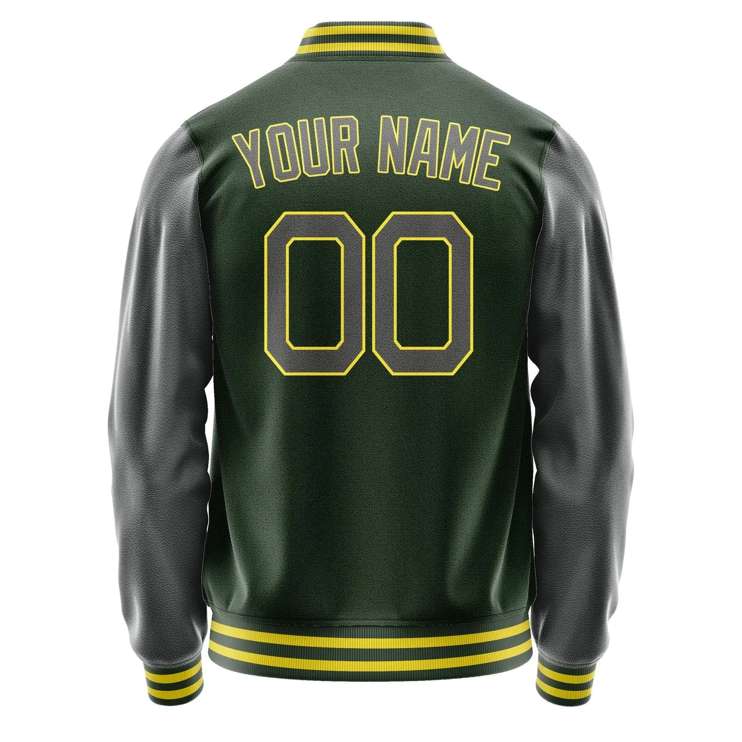 Custom Dark Green Dark Grey Jacket sold by Tailorly product image thumbnail 4