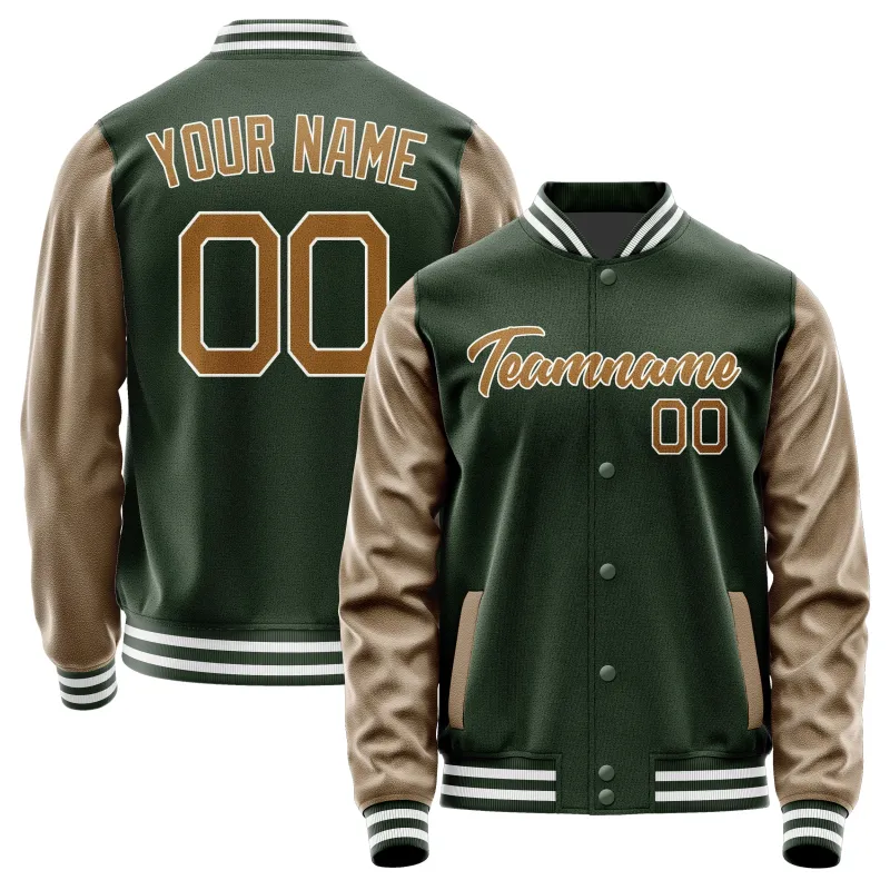Custom Dark Green Khaki Jacket sold by Tailorly