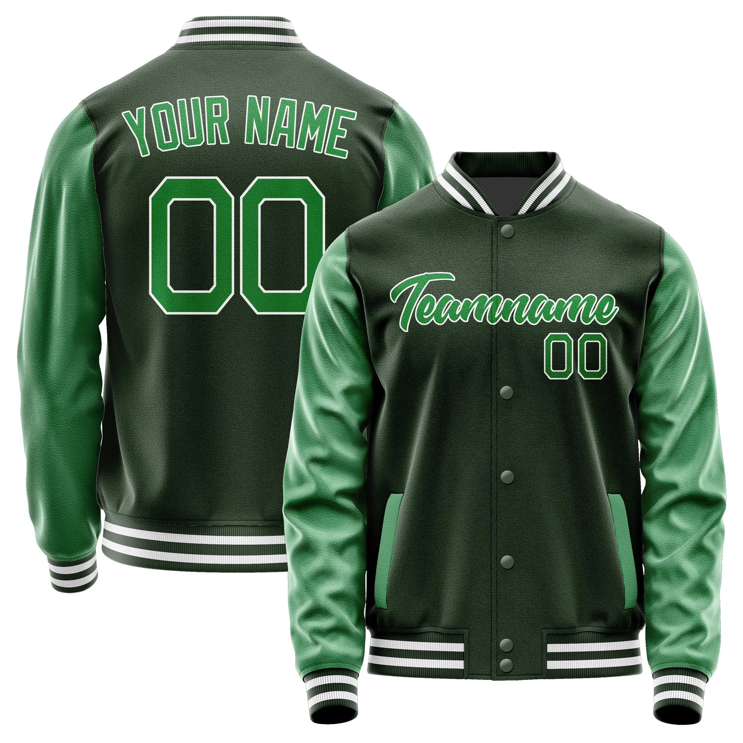 Custom Dark Green Emerald Green Jacket sold by Tailorly
