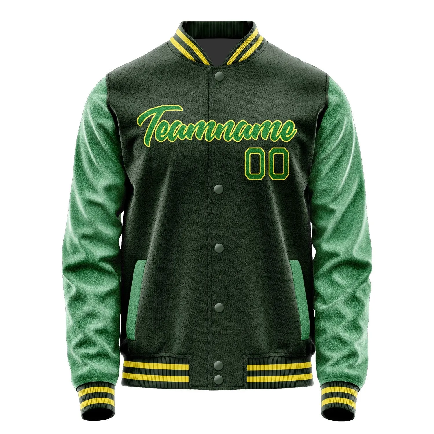 Custom Dark Green Emerald Green Jacket sold by Tailorly product image thumbnail 2