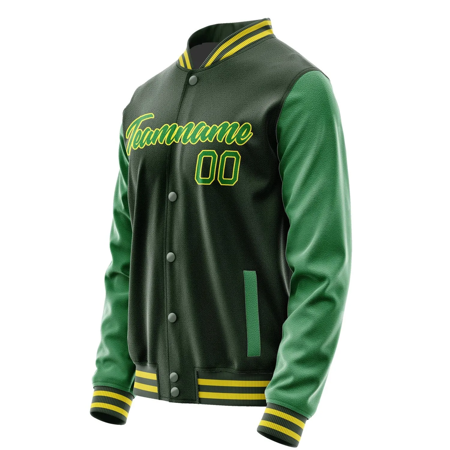 Custom Dark Green Emerald Green Jacket sold by Tailorly product image thumbnail 3
