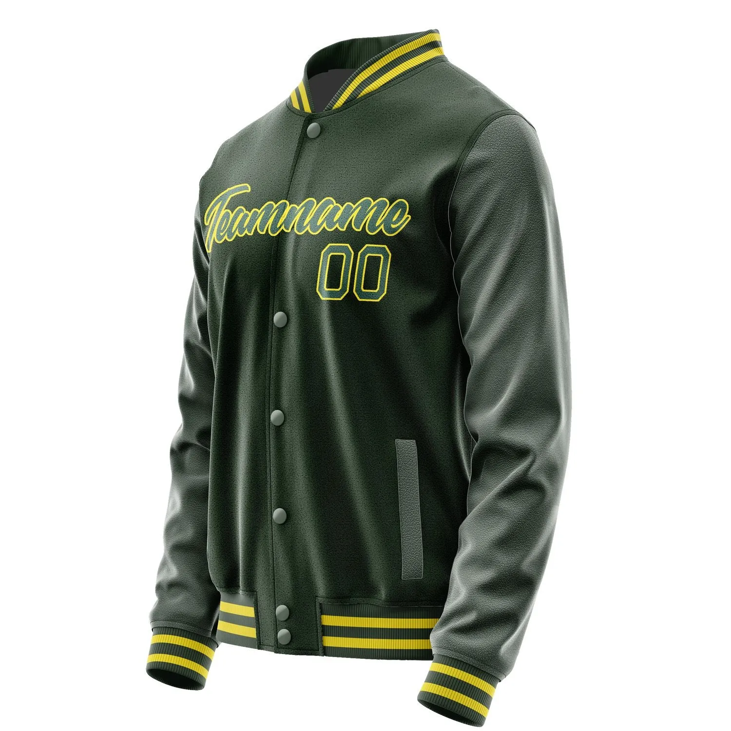 Custom Dark Green Blue Green Jacket sold by Tailorly product image thumbnail 3