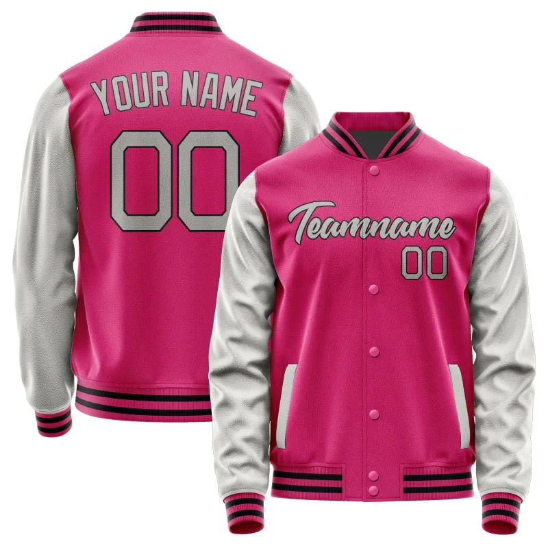 Custom Pink Gray Jacket sold by Tailorly