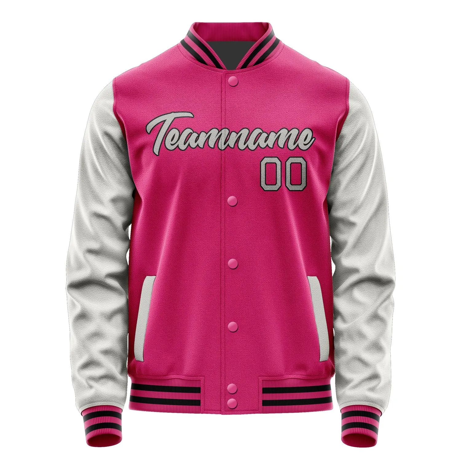 Custom Pink Gray Jacket sold by Tailorly product image thumbnail 2