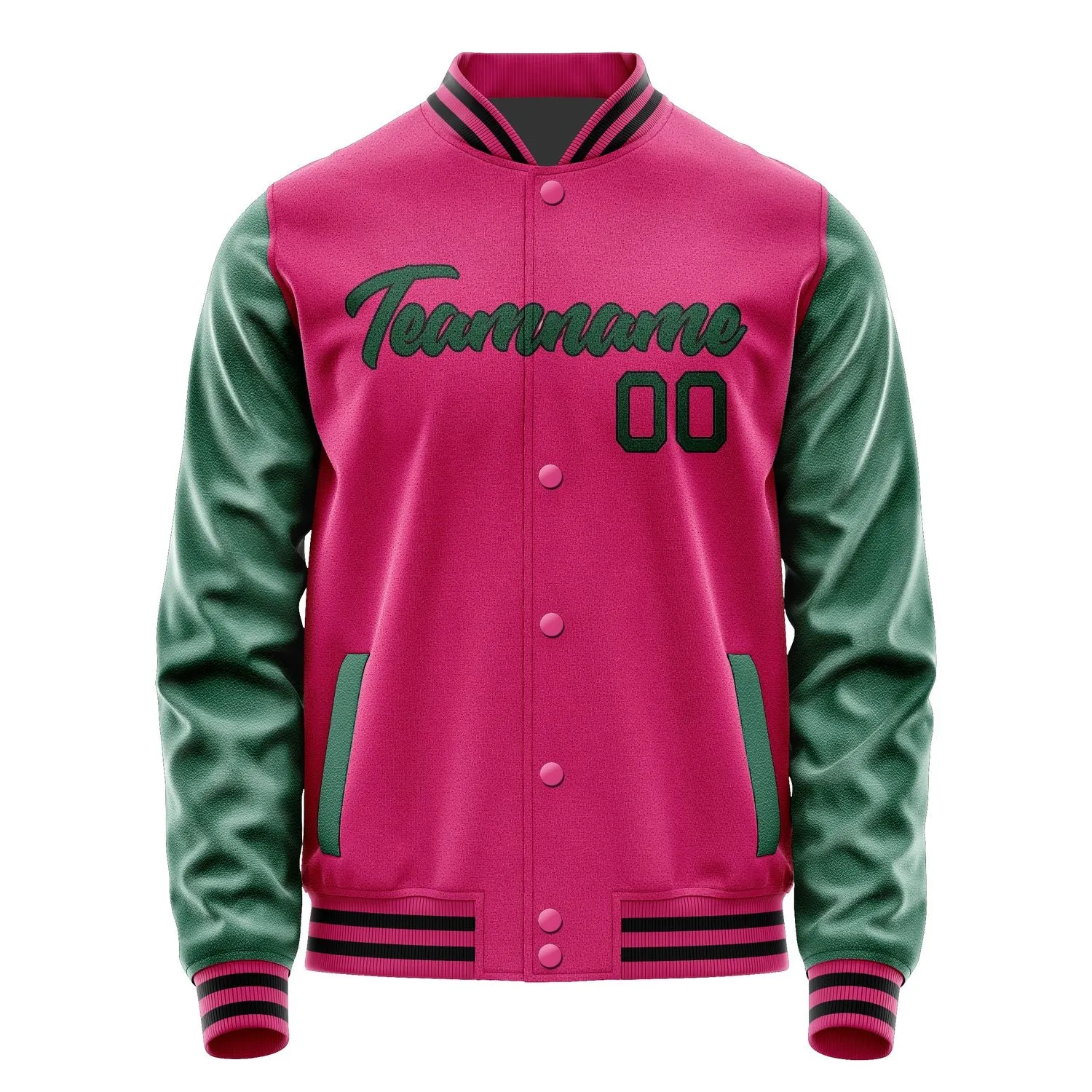 Custom Pink Green Jacket sold by Tailorly product image thumbnail 2