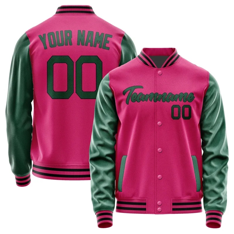 Custom Pink Green Jacket sold by Tailorly