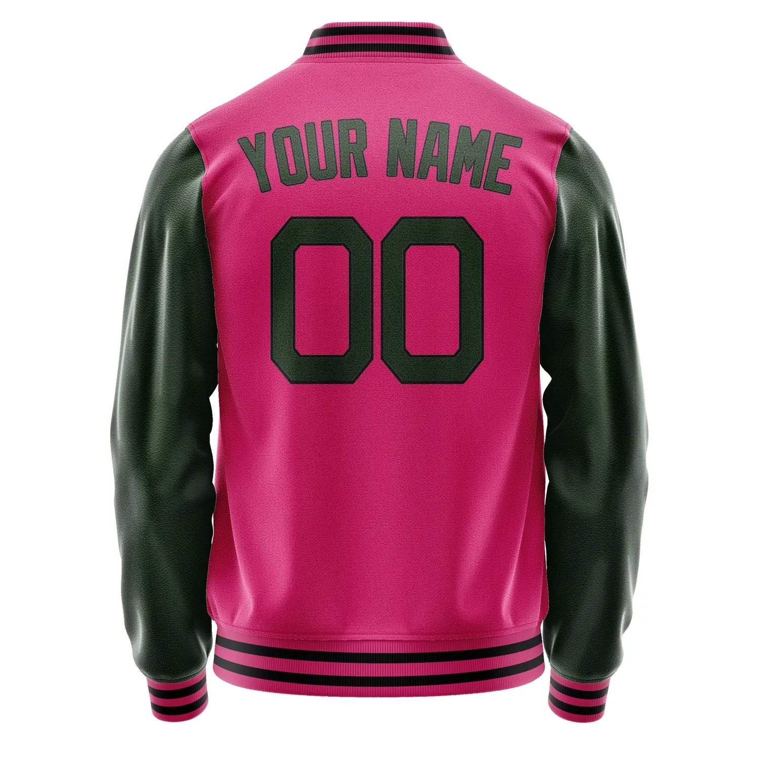 Custom Pink Dark Green Jacket sold by Tailorly product image thumbnail 4