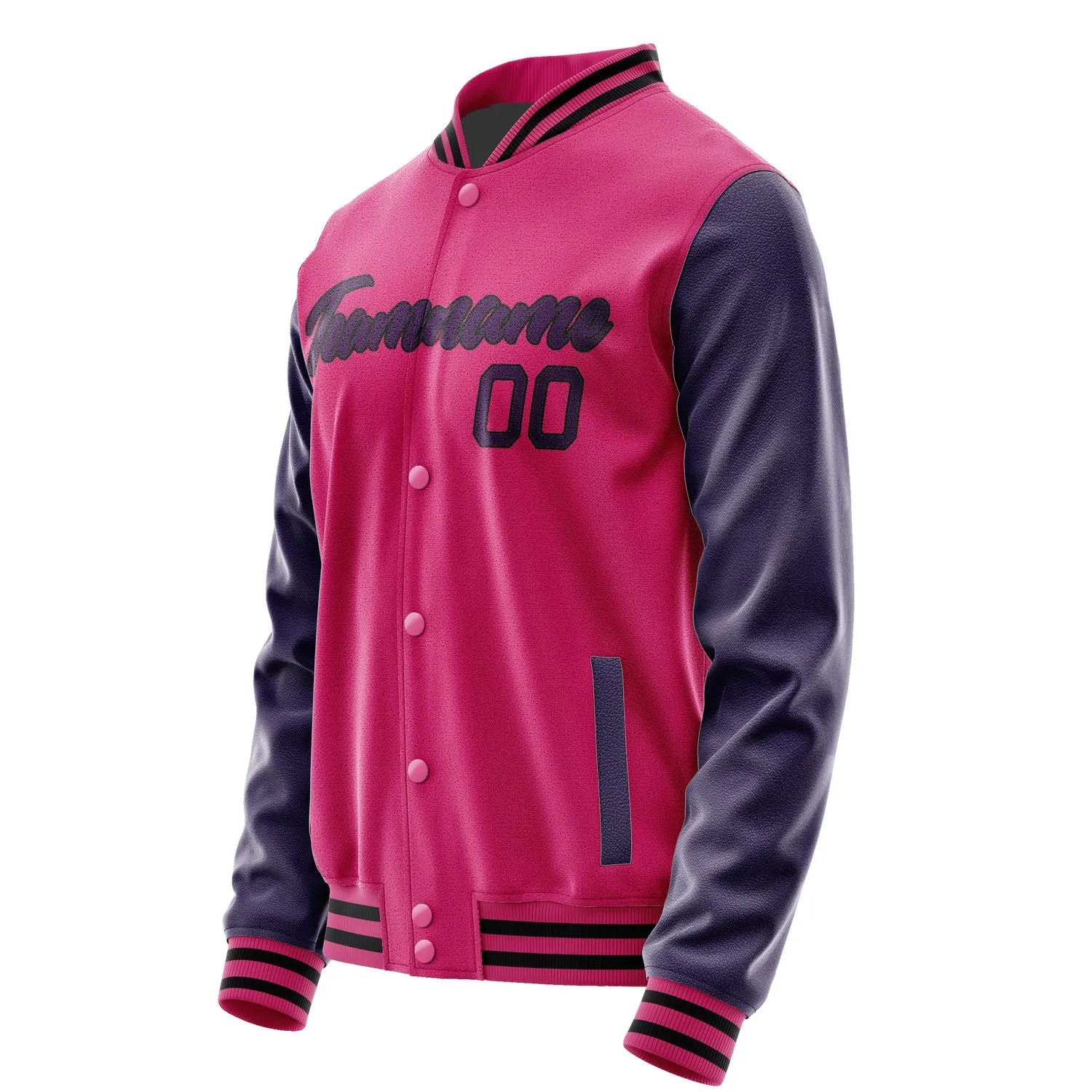 Custom Pink Purple Jacket sold by Tailorly product image thumbnail 3