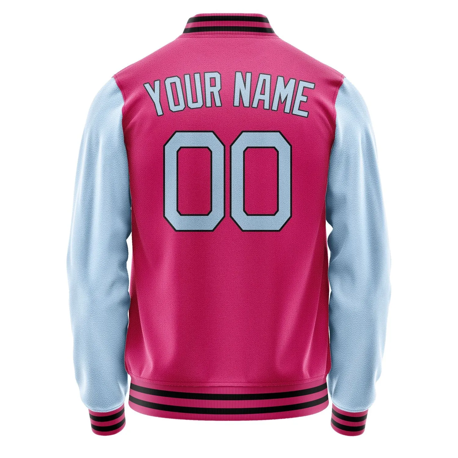 Custom Pink Light Blue Jacket sold by Tailorly product image thumbnail 4