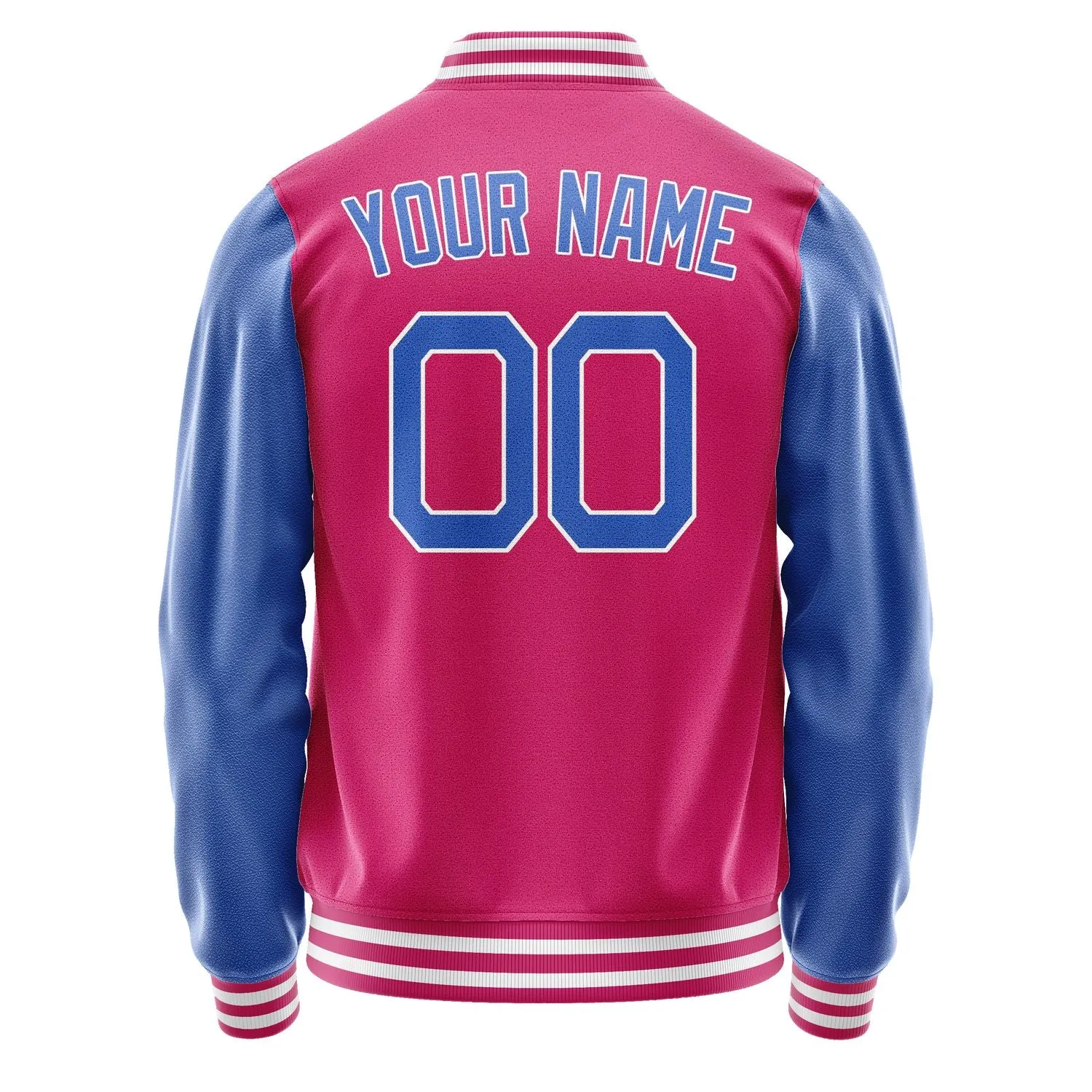 Custom Pink Sky Blue Jacket sold by Tailorly product image thumbnail 4