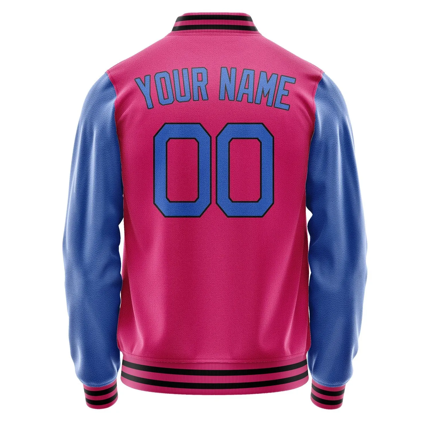 Custom Pink Sky Blue Jacket sold by Tailorly product image thumbnail 4