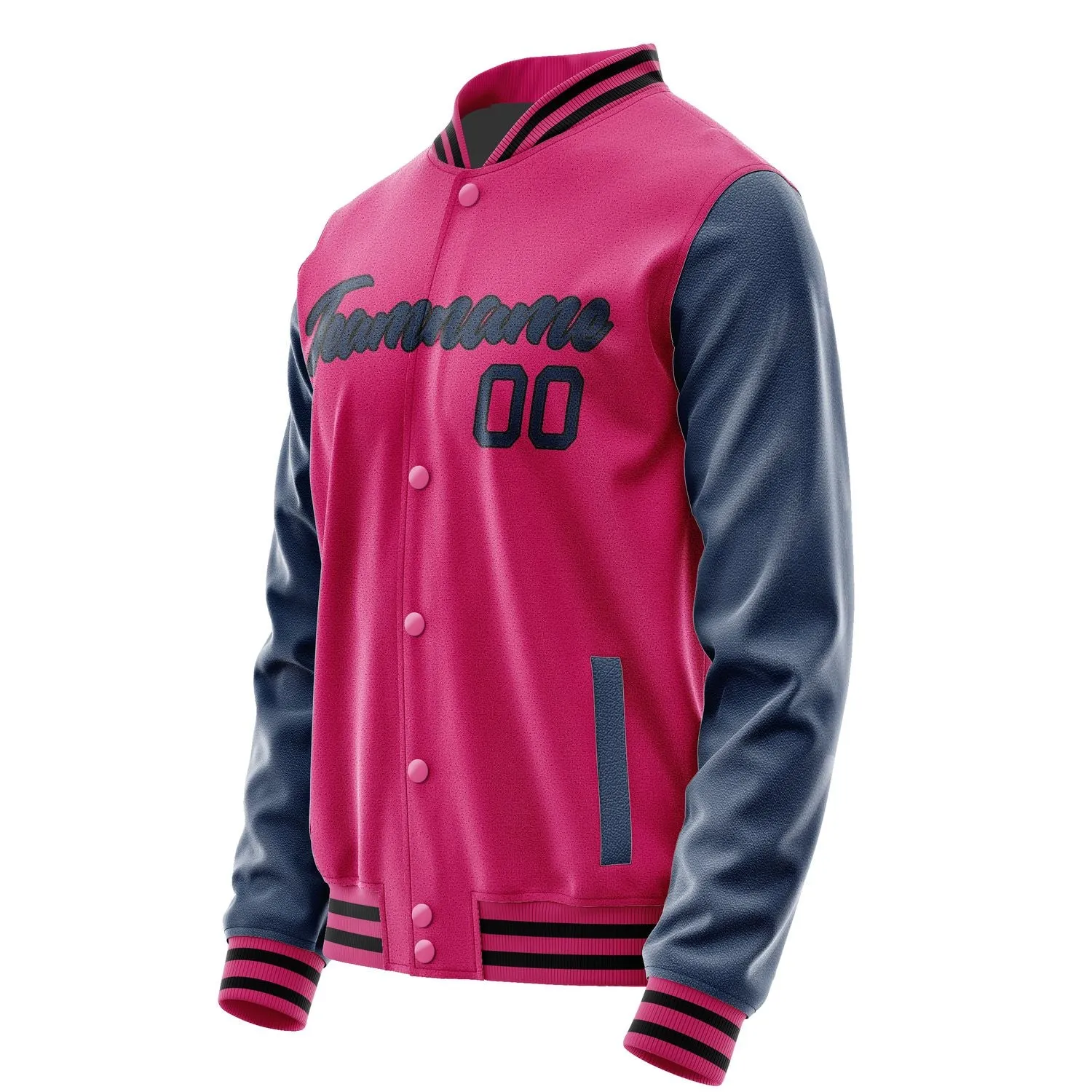 Custom Pink Blue Jacket sold by Tailorly product image thumbnail 3