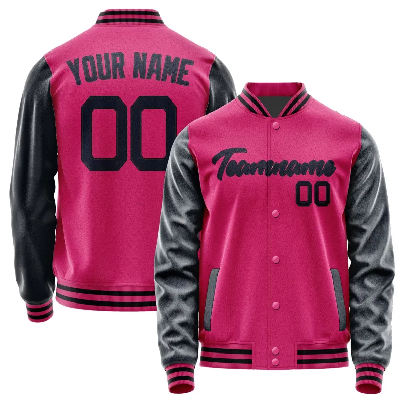 Custom Pink Navy Jacket sold by Tailorly