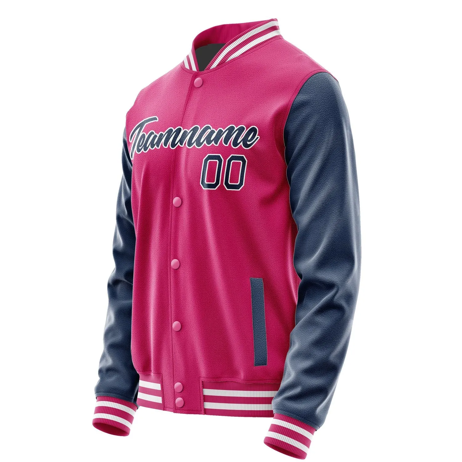 Custom Pink Blue Jacket sold by Tailorly product image thumbnail 3
