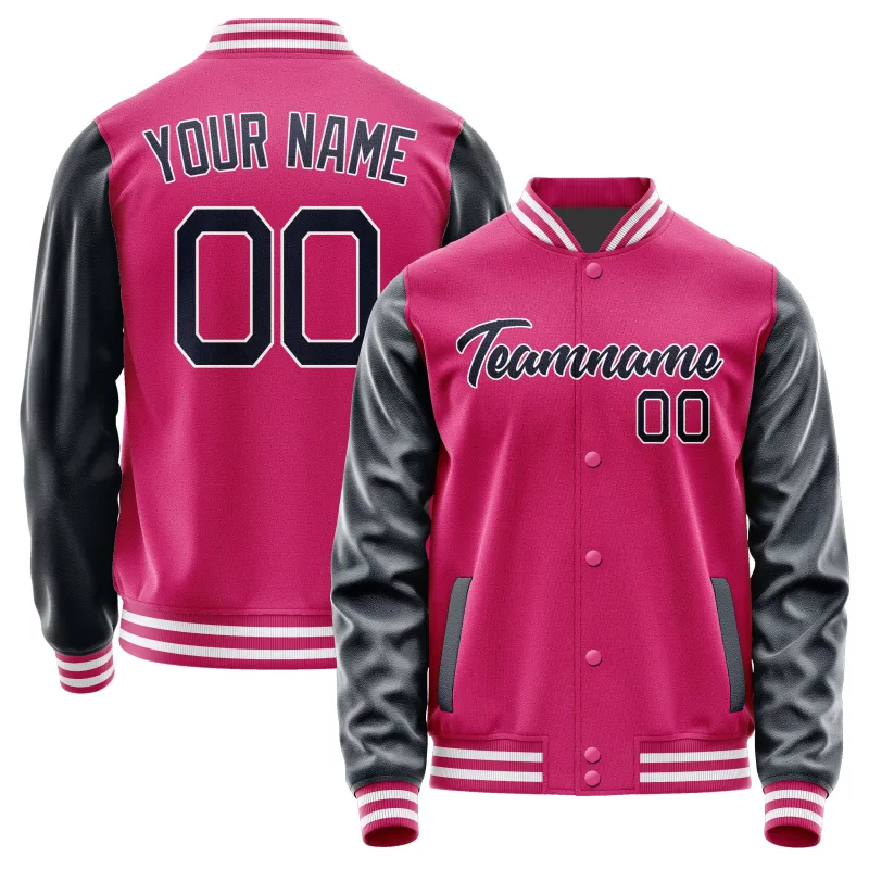 Custom Pink Navy Jacket sold by Tailorly