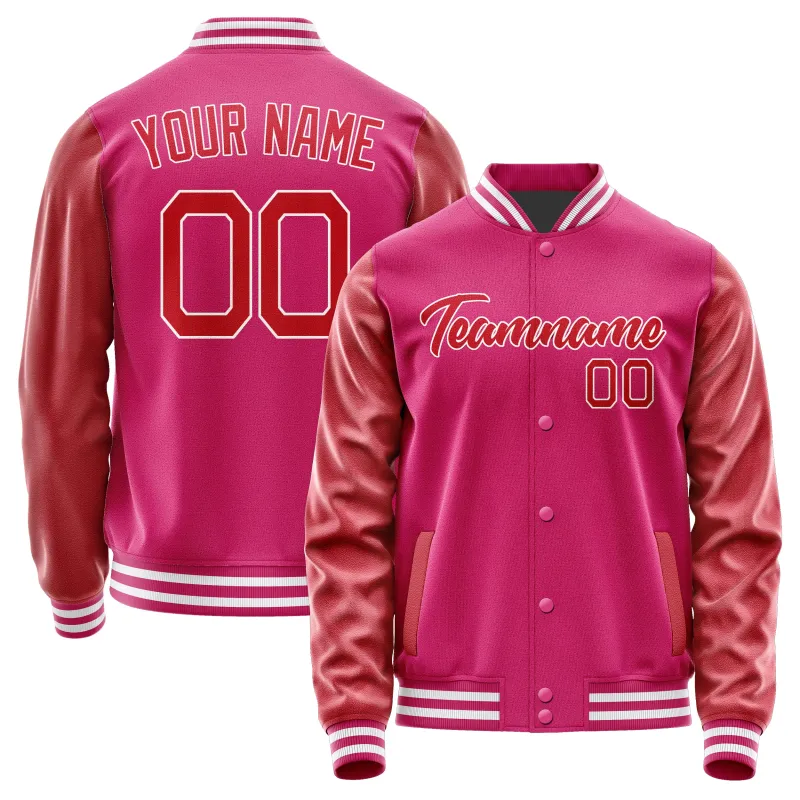 Custom Pink Red Jacket sold by Tailorly