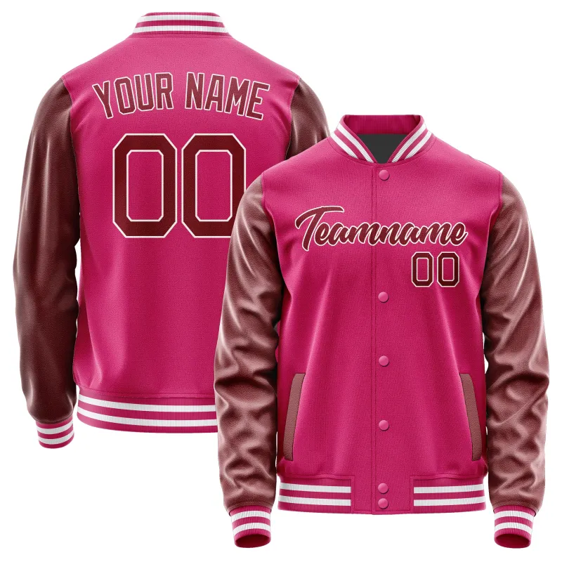 Custom Pink Crimson Red Jacket sold by Tailorly