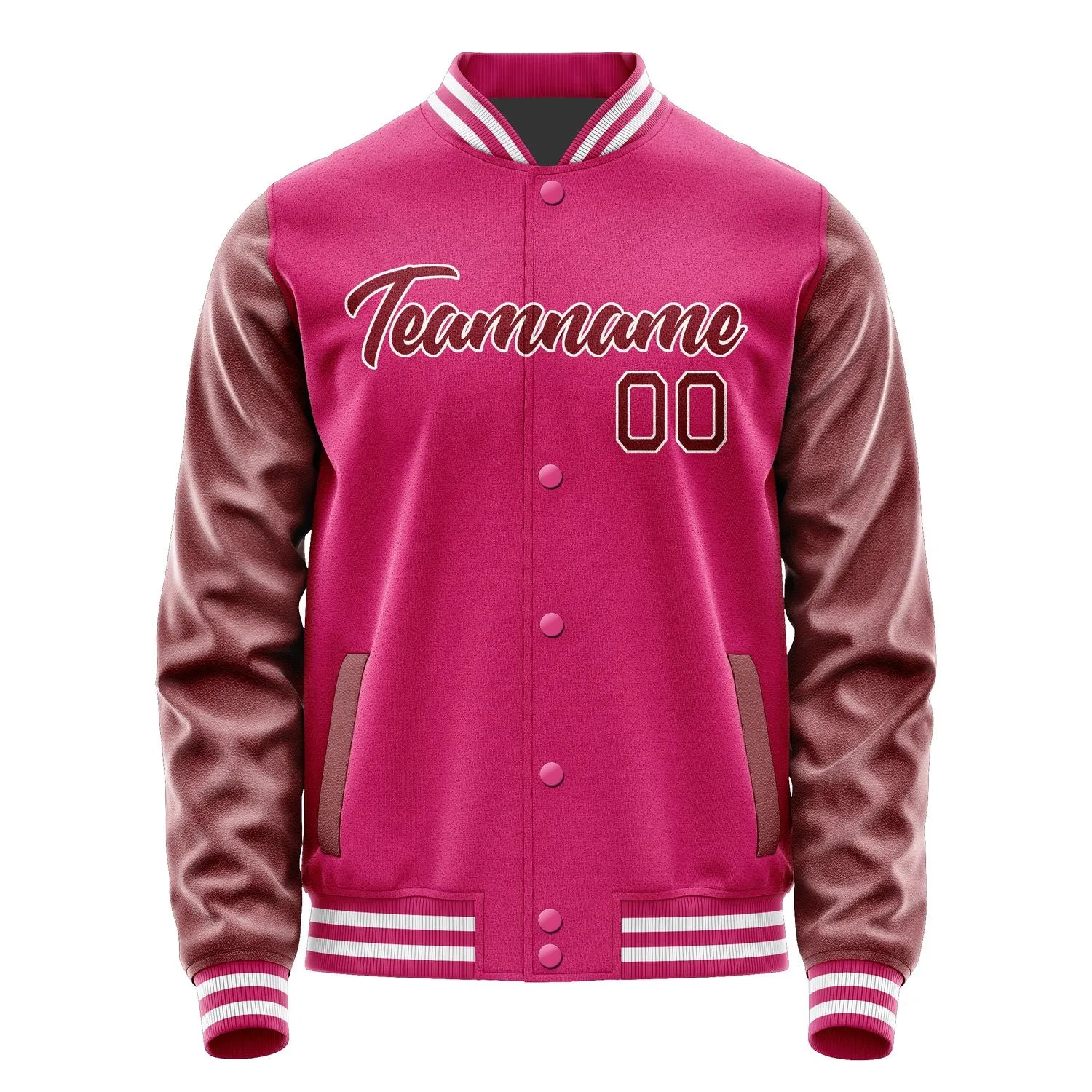 Custom Pink Crimson Red Jacket sold by Tailorly product image thumbnail 2