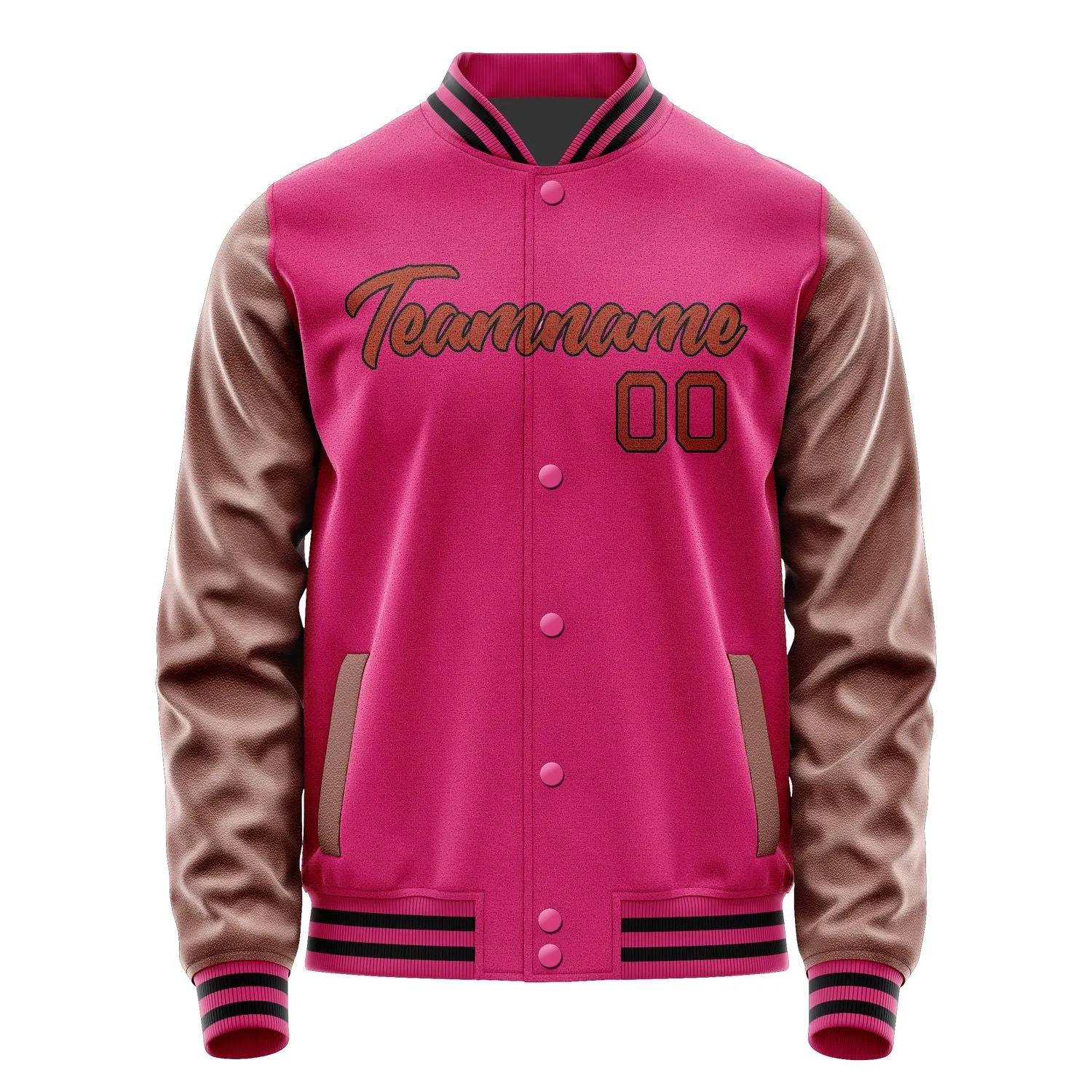 Custom Pink Coral Red Jacket sold by Tailorly product image thumbnail 2