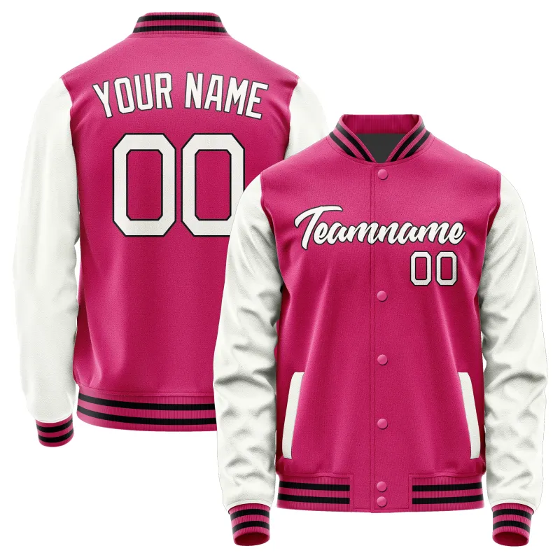Custom Pink White Jacket sold by Tailorly