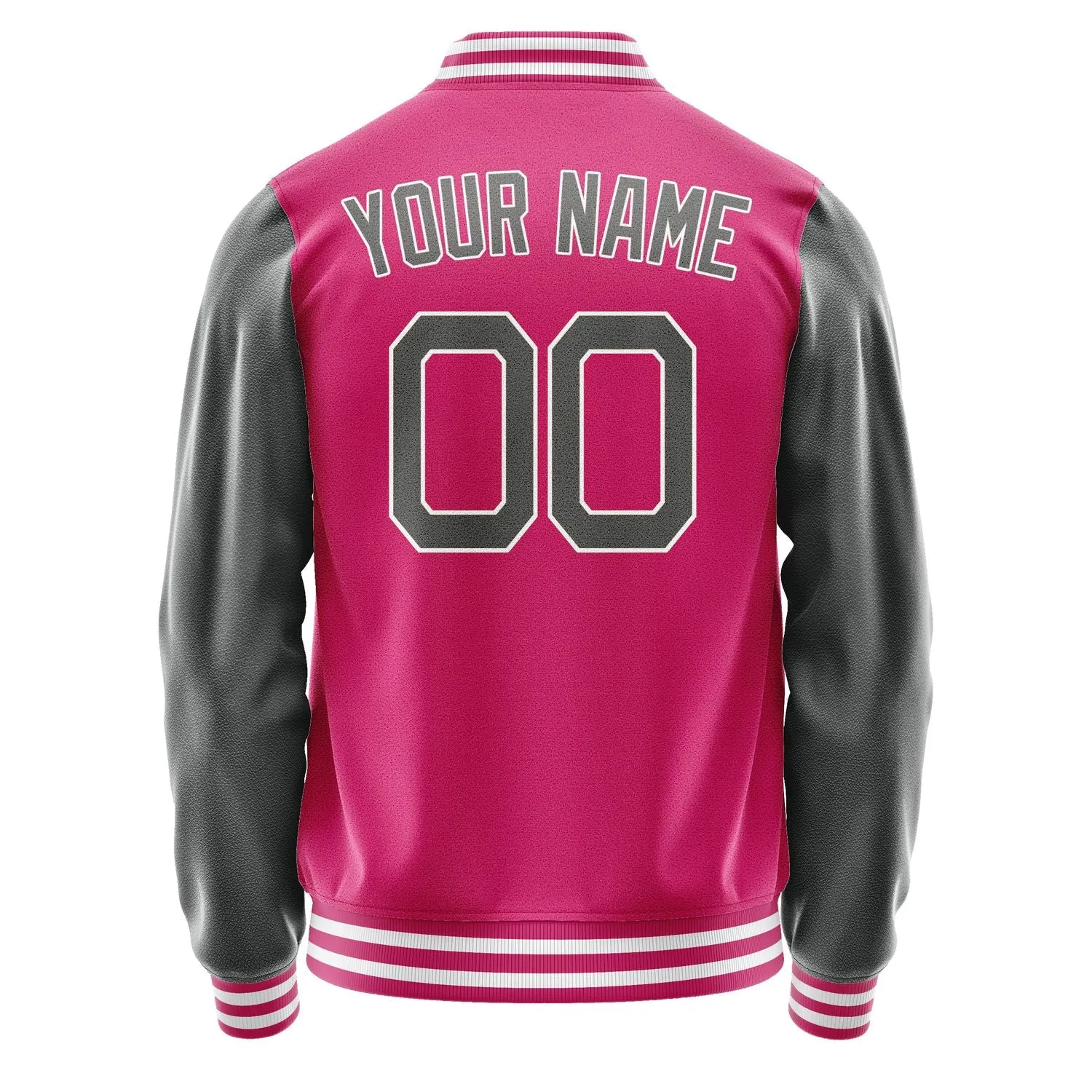 Custom Pink Dark Grey Jacket sold by Tailorly product image thumbnail 4
