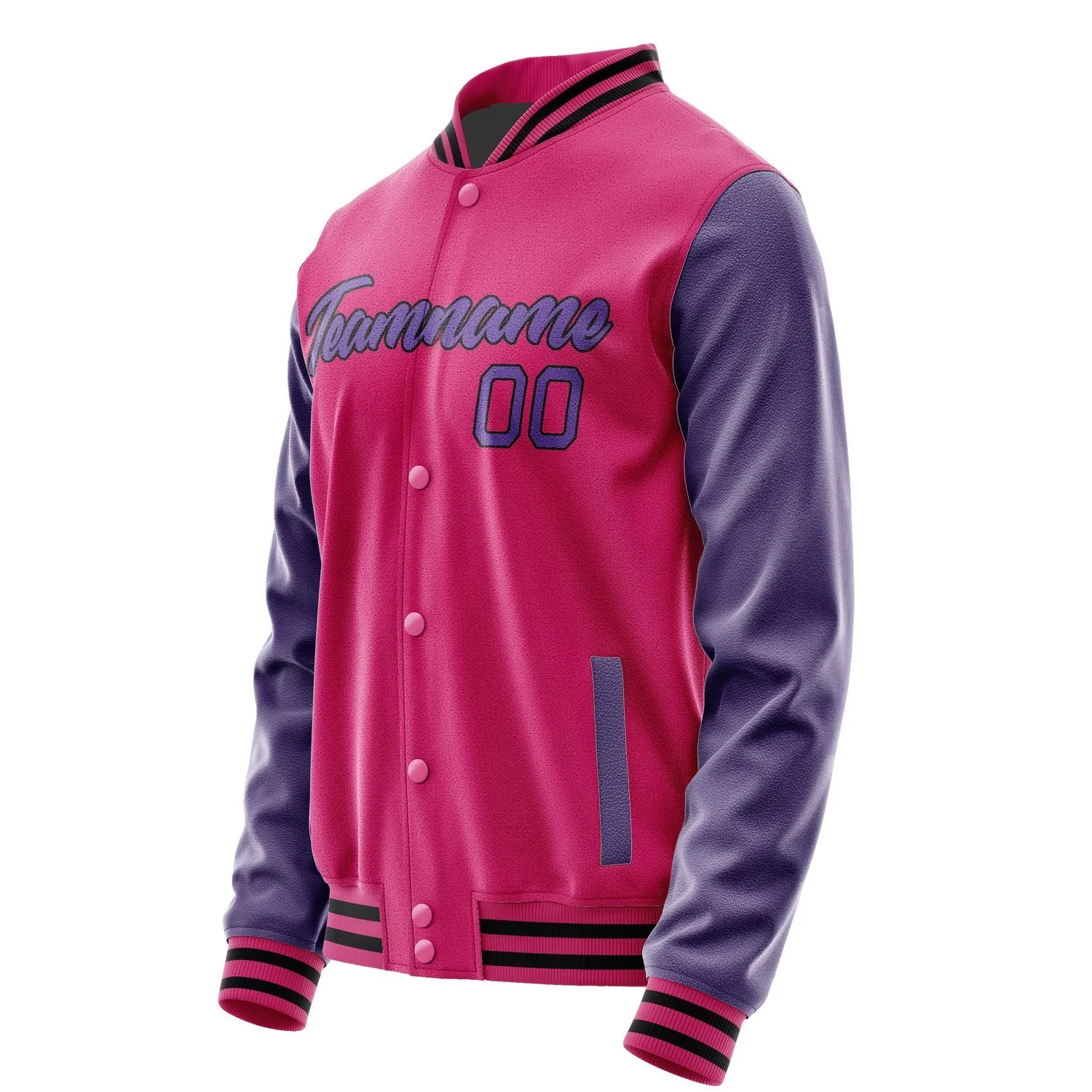 Custom Pink Light Purple Jacket sold by Tailorly product image thumbnail 3