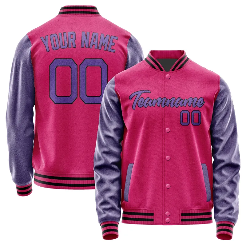 Custom Pink Light Purple Jacket sold by Tailorly