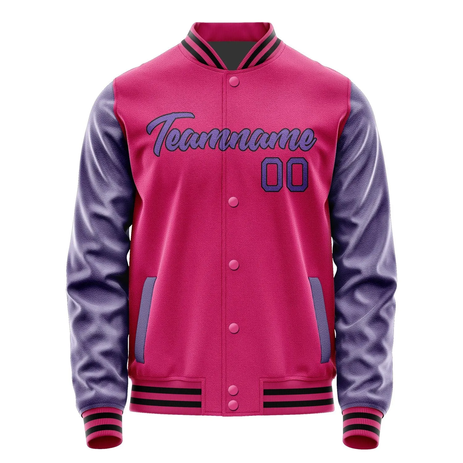 Custom Pink Light Purple Jacket sold by Tailorly product image thumbnail 2