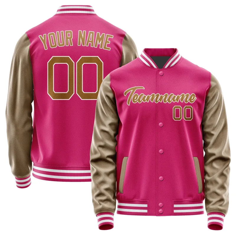 Custom Pink Khaki Jacket sold by Tailorly