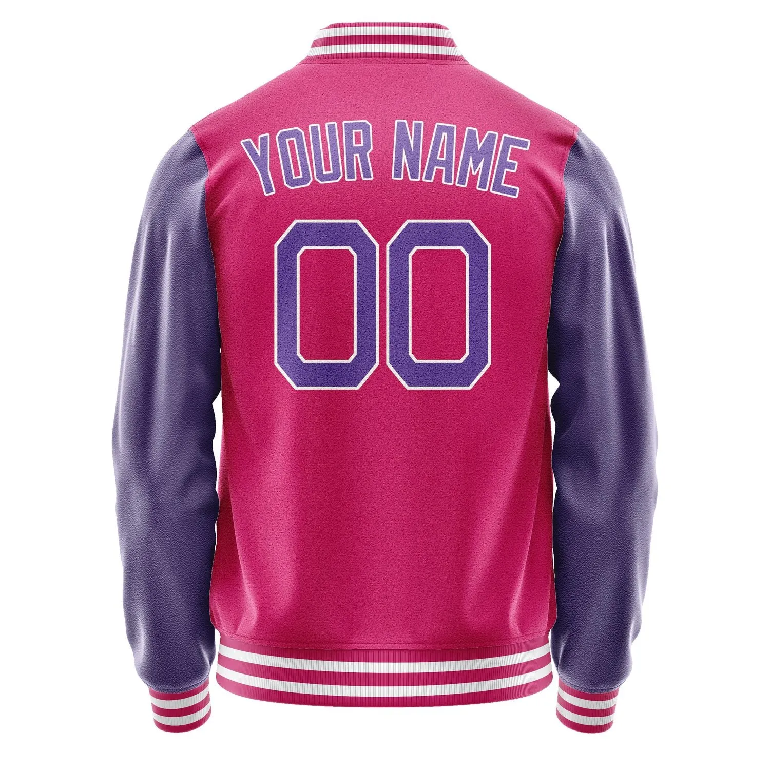 Custom Pink Light Purple Jacket sold by Tailorly product image thumbnail 4