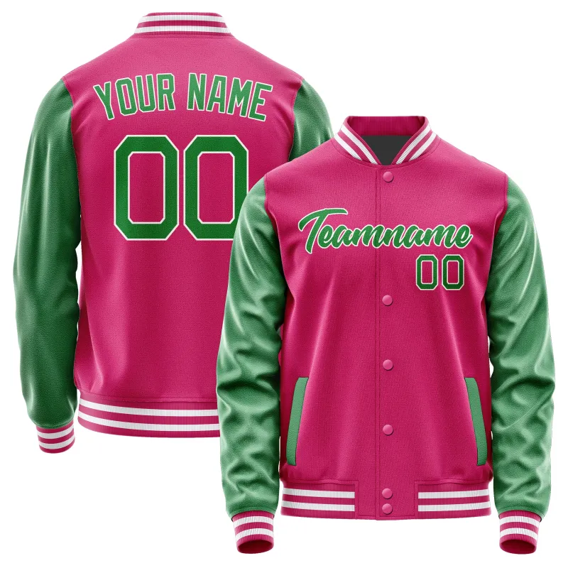 Custom Pink Emerald Green Jacket sold by Tailorly
